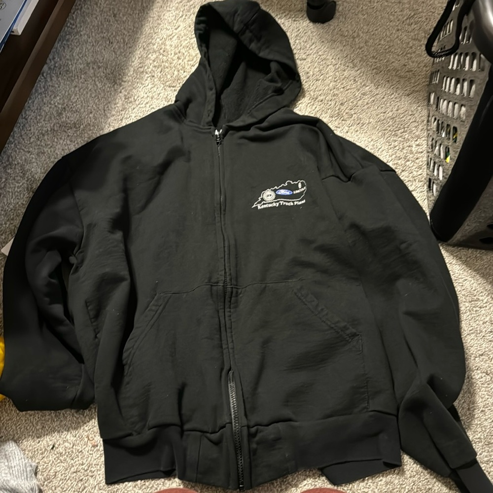 ford zip up hoodie